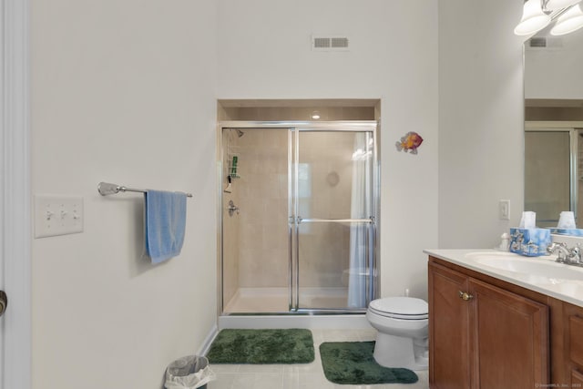 12 Sampson Ter Unit 12, Danbury, CT 06810 - bathroom featuring a shower stall, vanity, and tile patterned flooring