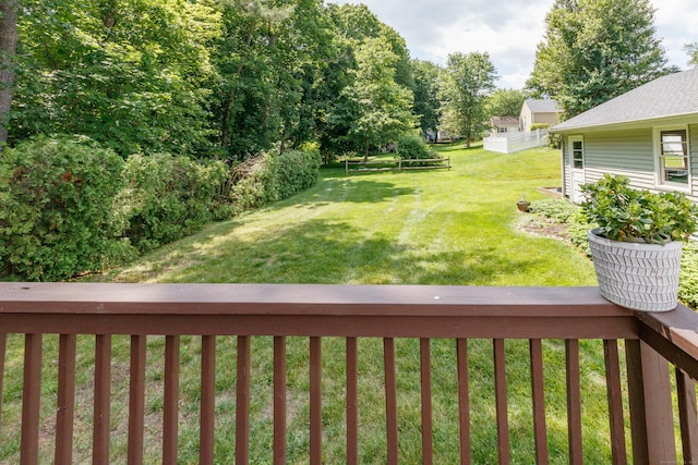 49 Remington Rd, Windsor, CT 06095 - view of green lawn featuring a balcony