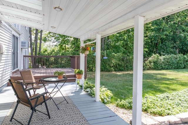 49 Remington Rd, Windsor, CT 06095 - deck featuring a yard