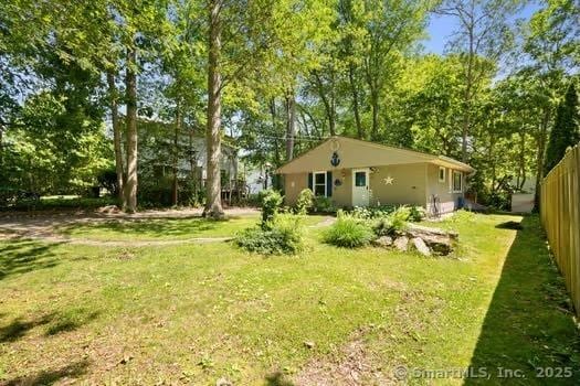 27 Laurelwood Dr, East Lyme, CT 06357 - view of yard with view of scattered trees