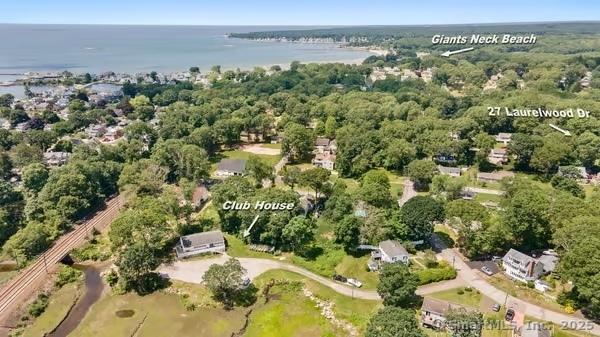 27 Laurelwood Dr, East Lyme, CT 06357 - aerial view of property's location with a nearby body of water