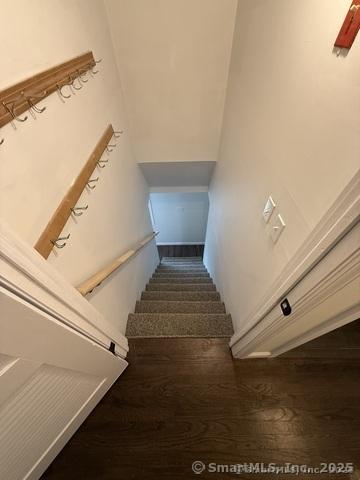 90 Diane Dr, South Windsor, CT 06074 - stairway with wood finished floors