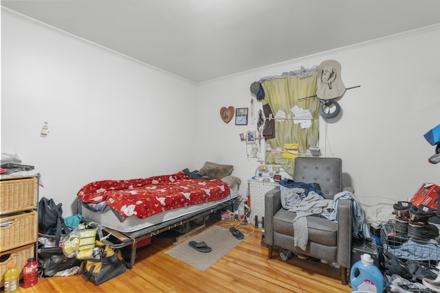 19 Plymouth Ave, Norwalk, CT 06851 - bedroom with wood finished floors and ornamental molding