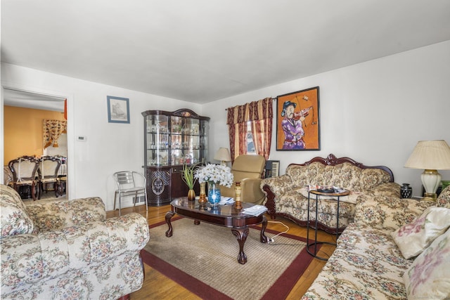 19 Plymouth Ave, Norwalk, CT 06851 - living room with wood finished floors