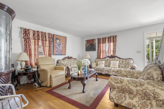 19 Plymouth Ave, Norwalk, CT 06851 - living area with wood finished floors