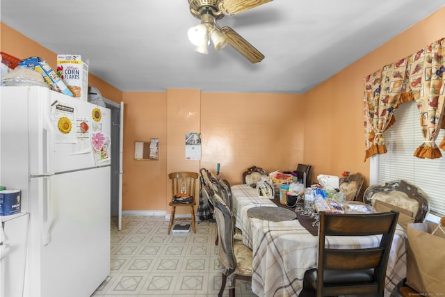 19 Plymouth Ave, Norwalk, CT 06851 - dining space featuring a ceiling fan and light flooring