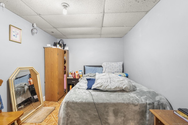 19 Plymouth Ave, Norwalk, CT 06851 - bedroom with a paneled ceiling