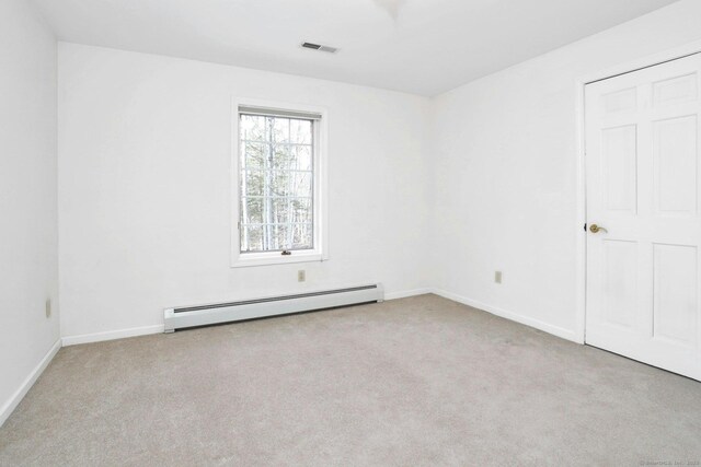 67 Transylvania Rd, Roxbury, CT 06783 - unfurnished bedroom featuring a baseboard heating unit and carpet