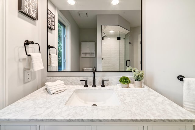 12 Boulevard Dr Unit 27-157, Danbury, CT 06810 - bathroom featuring vanity and a stall shower