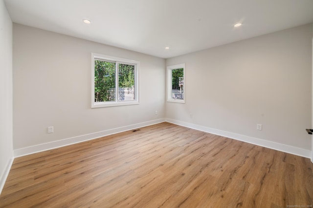 12 Boulevard Dr Unit 27-157, Danbury, CT 06810 - unfurnished room with light wood-style flooring and recessed lighting