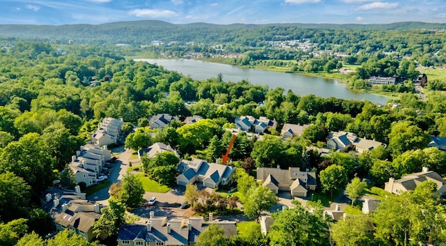 12 Boulevard Dr Unit 27-157, Danbury, CT 06810 - aerial view of residential area with a large body of water and a heavily wooded area