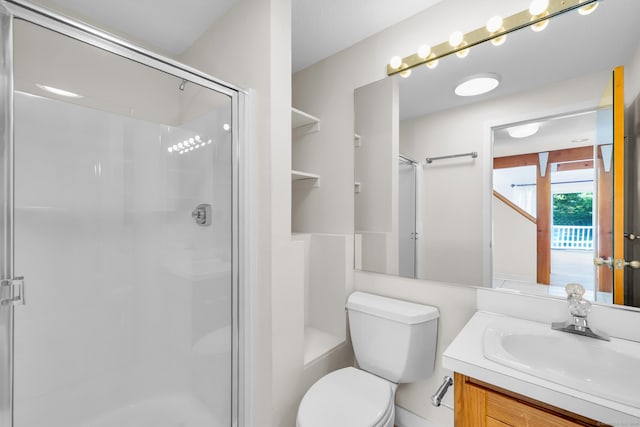11 Island Bay Cir, Guilford, CT 06437 - bathroom featuring vanity and a shower stall