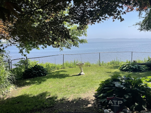 27 Bayview Pl Apt 5, West Haven, CT 06516 - view of yard with a water view