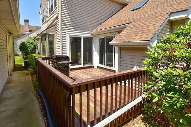 11 Thistle Way Apt D, East Windsor, CT 06016 - deck with grilling area