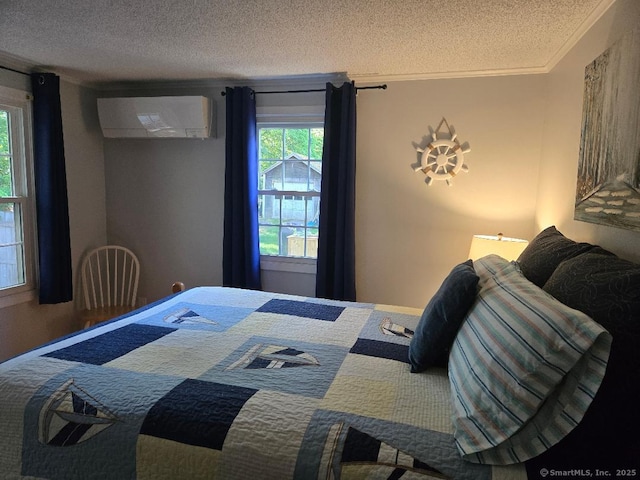 60 Spring Glen Rd, East Lyme, CT 06357 - bedroom featuring a textured ceiling and ornamental molding