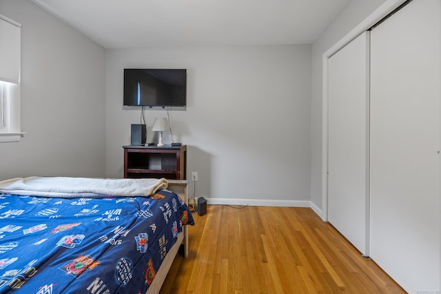 45 Summit Rd, Prospect, CT 06712 - bedroom with light wood-style floors and a closet