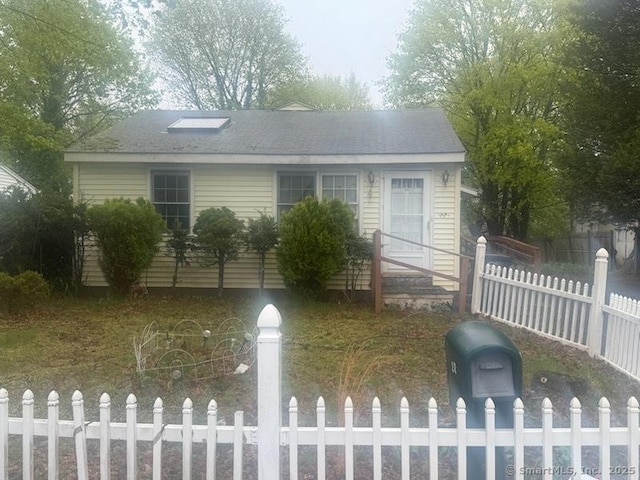 22 Marie St, New Haven, CT 06513 - view of front of property featuring a fenced front yard