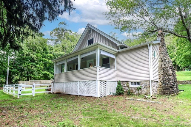 857 Marion Rd, Cheshire, CT 06410 - view of side of property featuring a chimney