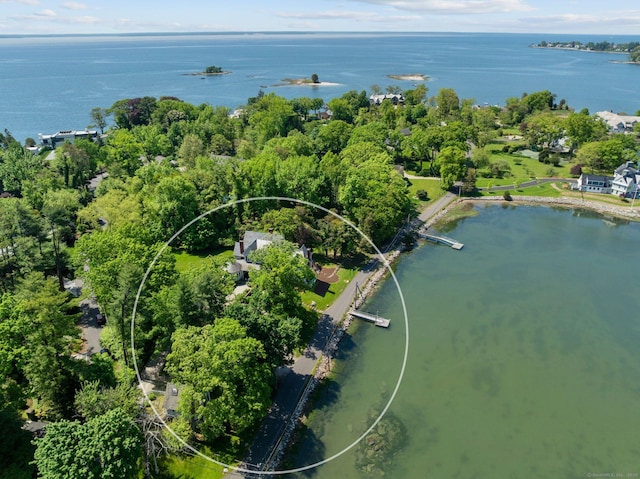 31 Contentment Island Rd, Darien, CT 06820 - drone / aerial view of a nearby body of water