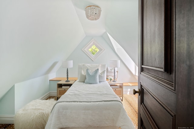 31 Contentment Island Rd, Darien, CT 06820 - bedroom with baseboards and lofted ceiling