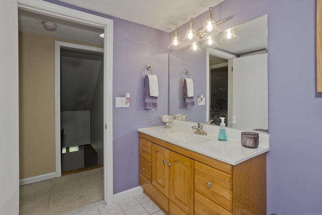 33 Old King St, Enfield, CT 06082 - bathroom featuring vanity and tile patterned floors