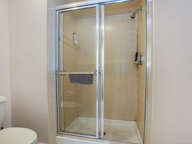 11 Boulevard Dr Unit 10-44, Danbury, CT 06810 - bathroom with toilet and a shower stall
