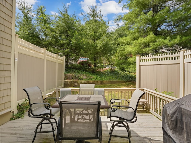 11 Boulevard Dr Unit 10-44, Danbury, CT 06810 - deck with a grill and outdoor dining space