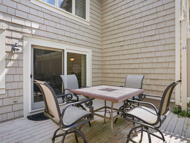 11 Boulevard Dr Unit 10-44, Danbury, CT 06810 - wooden terrace featuring outdoor dining space