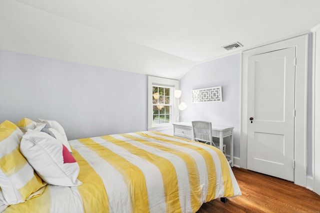 39 Campbell Rd, Fairfield, CT 06824 - bedroom with wood finished floors and vaulted ceiling