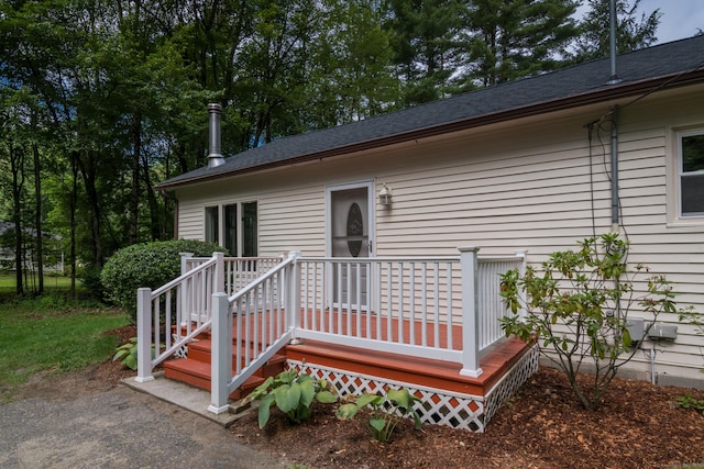 63 Rose Haven Rd, Somers, CT 06071 - view of deck
