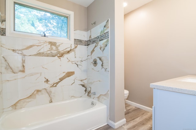 63 Rose Haven Rd, Somers, CT 06071 - full bath featuring vanity, bathtub / shower combination, and wood finished floors