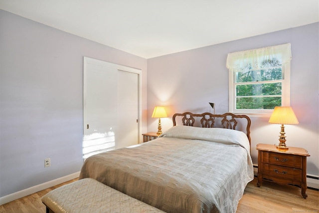 41 White Birch Dr, Trumbull, CT 06611 - bedroom with light wood-style flooring and a closet