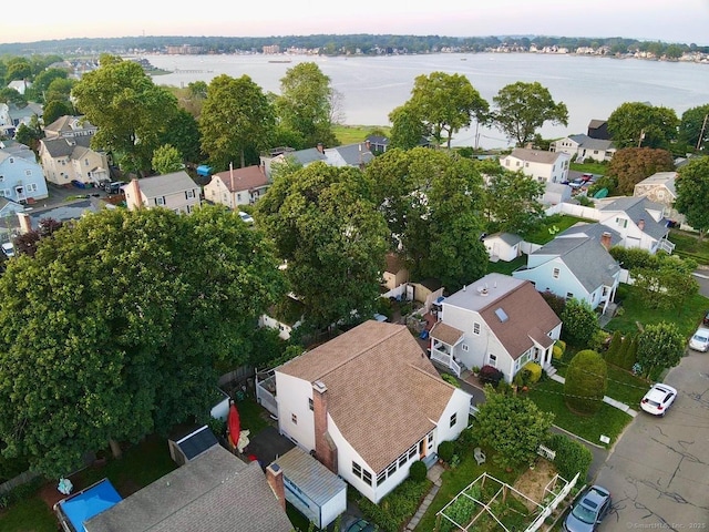 41 Baxter Dr, Norwalk, CT 06854 - aerial perspective of suburban area with a nearby body of water