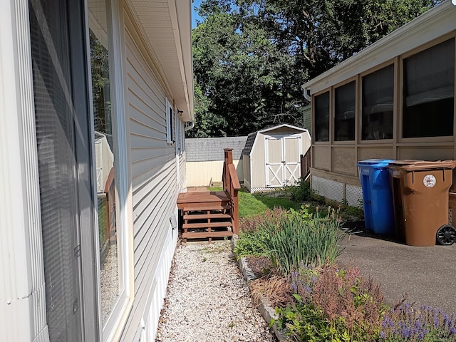 65 Woodland Park, Shelton, CT 06484 - view of yard featuring a shed