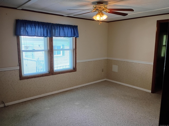 65 Woodland Park, Shelton, CT 06484 - carpeted spare room featuring ceiling fan