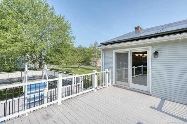28 Clementel Dr, Durham, CT 06422 - view of wooden deck