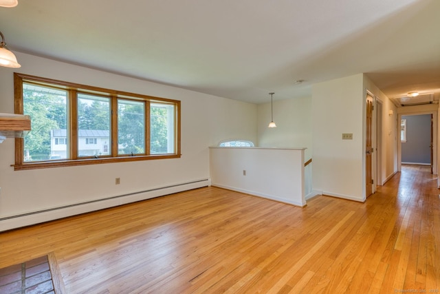 28 Clementel Dr, Durham, CT 06422 - unfurnished room featuring a baseboard radiator and light wood finished floors
