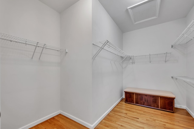 71 Lavender Ln Unit 71, South Windsor, CT 06074 - walk in closet with wood finished floors and attic access