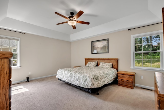 71 Lavender Ln Unit 71, South Windsor, CT 06074 - bedroom featuring carpet flooring, multiple windows, and a tray ceiling