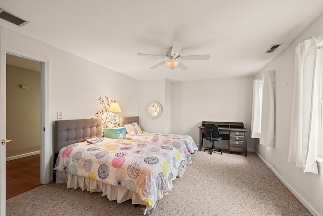 100 Chandler, Windsor, CT 06095 - carpeted bedroom with ceiling fan and baseboards
