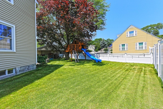 30 Wilcox Rd, Milford, CT 06460 - view of yard featuring a playground