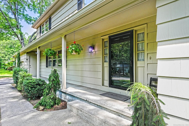 55 Gate Way, Hamden, CT 06518 - doorway to property featuring covered porch