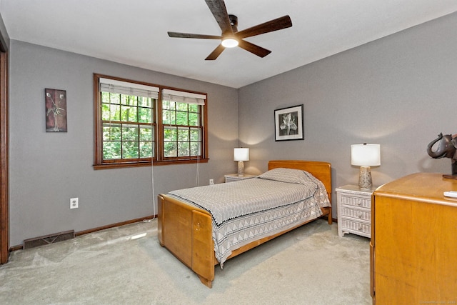 55 Gate Way, Hamden, CT 06518 - bedroom featuring light colored carpet and ceiling fan
