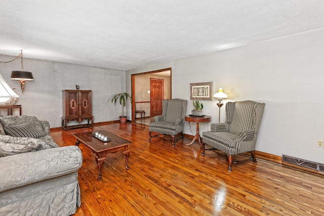 55 Gate Way, Hamden, CT 06518 - living room with wood finished floors and baseboards