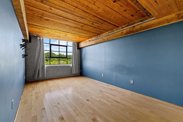 68 Thermos Ave Unit 302D, Norwich, CT 06360 - unfurnished room with wood-type flooring and wood ceiling