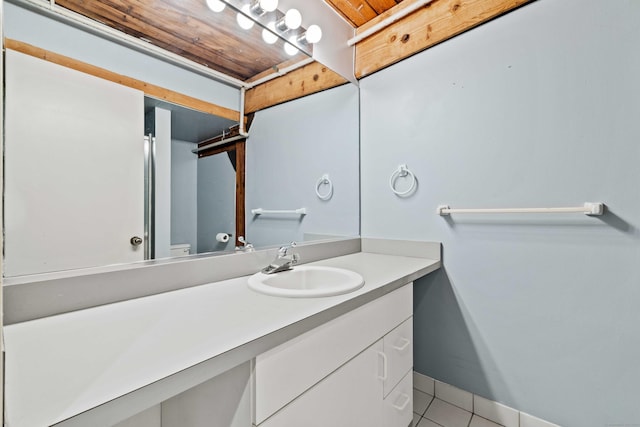 68 Thermos Ave Unit 302D, Norwich, CT 06360 - bathroom with tile patterned floors and vanity