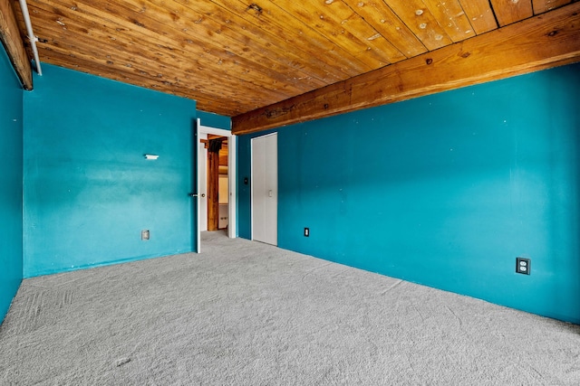 68 Thermos Ave Unit 302D, Norwich, CT 06360 - empty room featuring wood ceiling and carpet