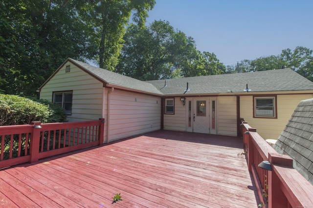 26 Hunt Ln, East Haven, CT 06512 - view of wooden deck