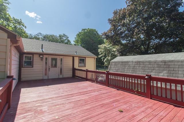 26 Hunt Ln, East Haven, CT 06512 - view of wooden terrace