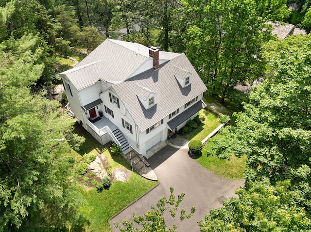 28 Great Hill Rd, Darien, CT 06820 - aerial view of property and surrounding area
